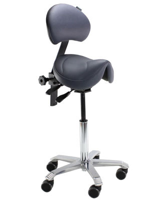 Show details for Hnakkstóll Amazone með baki og saumum Mynd Hnakkstóll Amazone með baki og saumum