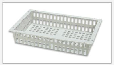 Show details for Grá plastgrind 60x40x10cm  Mynd Grá plastgrind 60x40x10cm