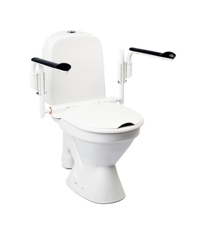 Mynd Etac stillanlegir armar á salerni