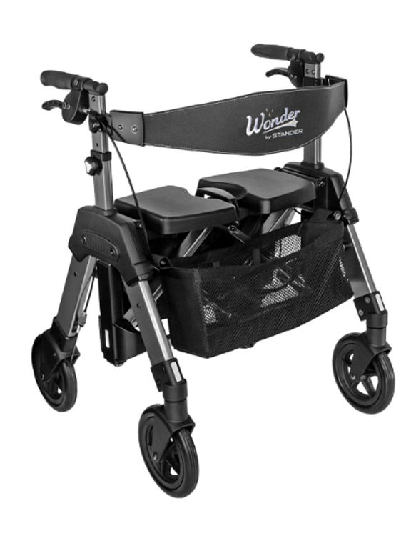 Mynd Rehastage göngugrind Wonder Rollator HD burðarþol 204kg